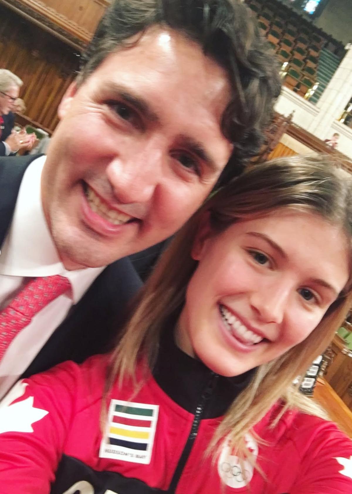Justin Trudeau et Eugenie Bouchard