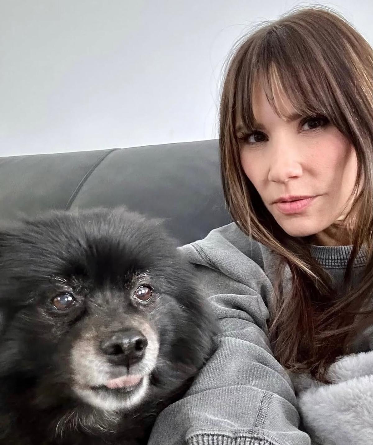 Annie-Soleil Proteau et son chien René