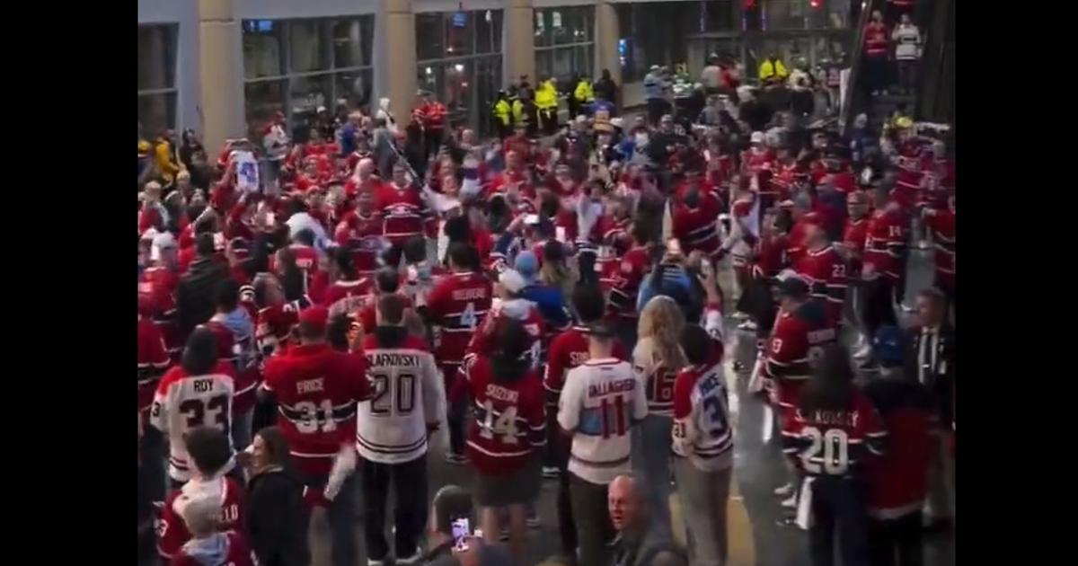 Canadiens fans completely take over Sabres' arena in jaw-dropping scene ...