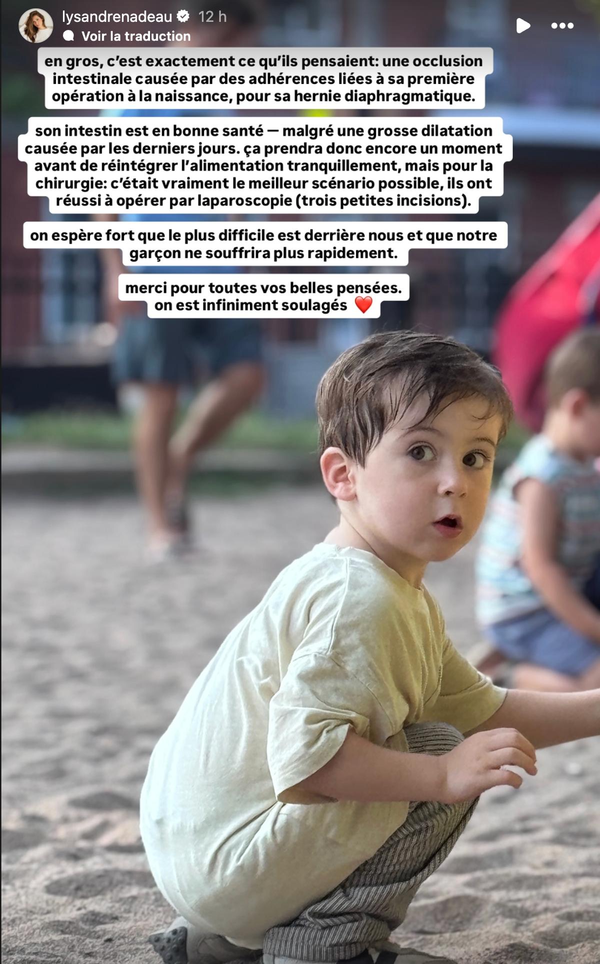 Fils de Lysandre Nadeau