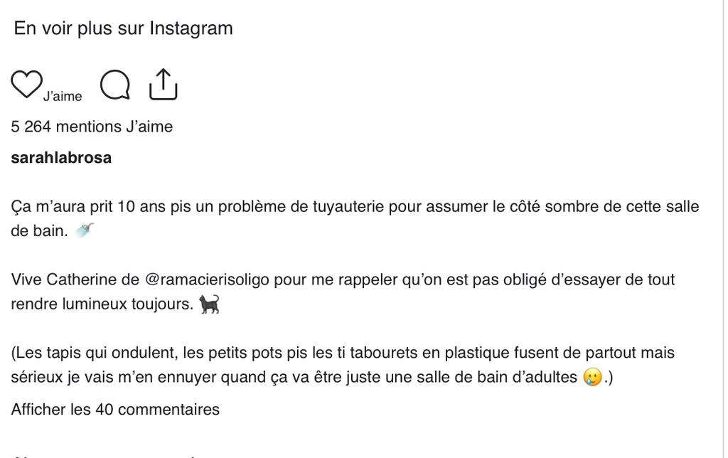 Instagram Sarah-Jeanne Labrosse