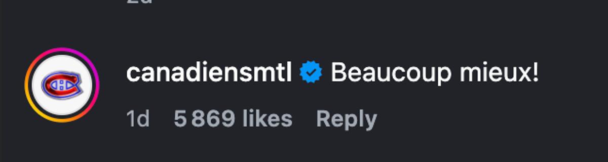 commentaire instagram