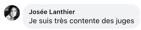 Commentaire sur la page Facebook de TVA