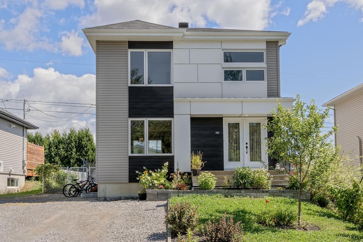 Façade du cottage moderne