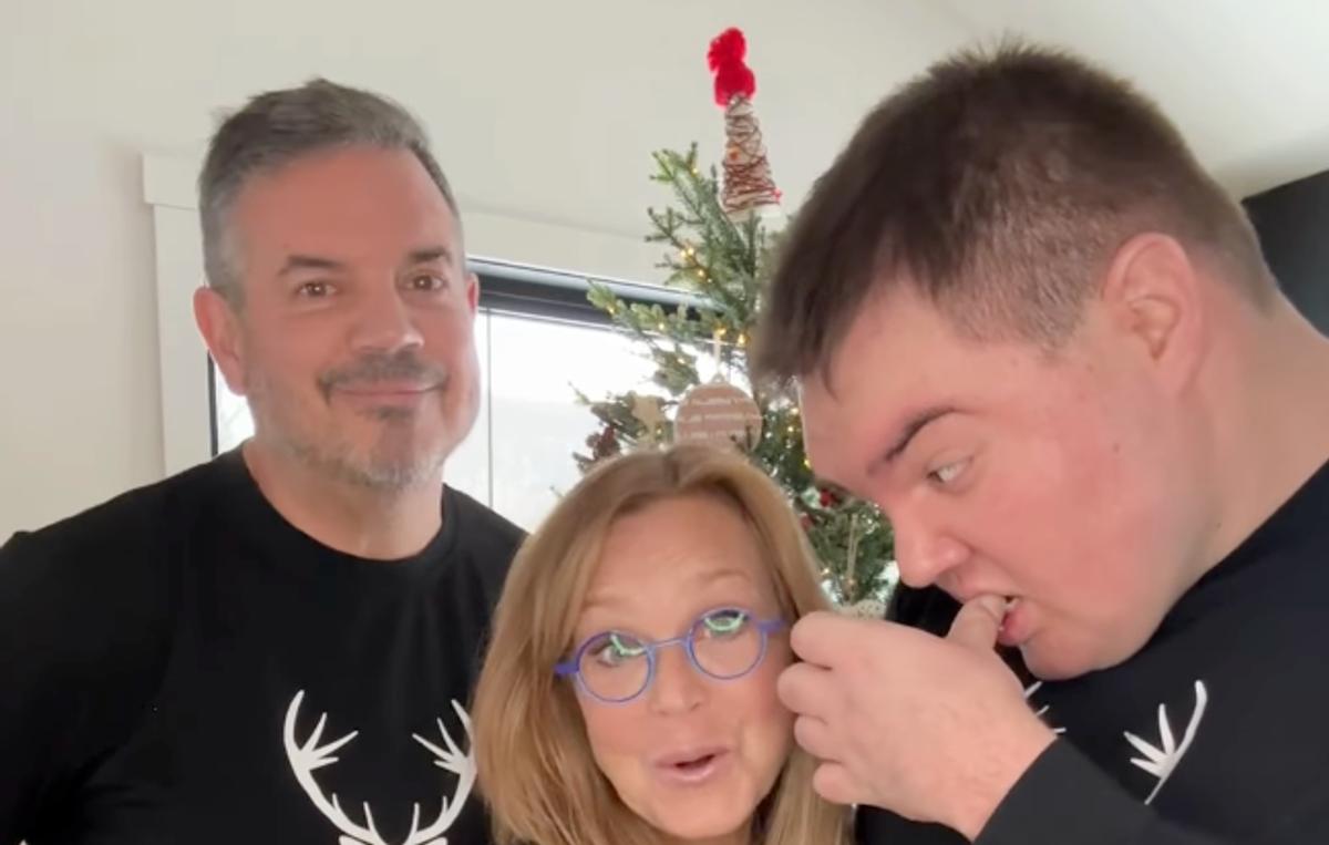 Charles Lafortune, Sophie Prégent et leur fils Mathis