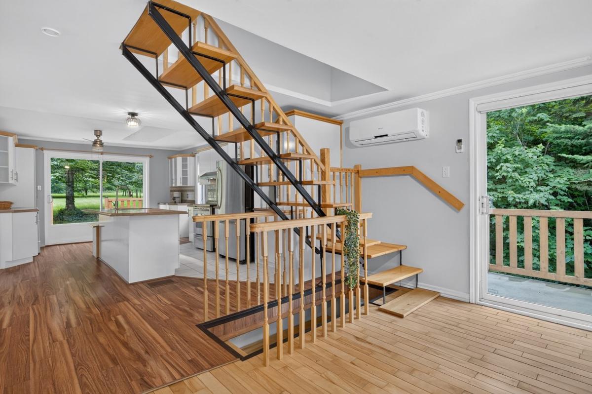 L'escalier menant à l'étage