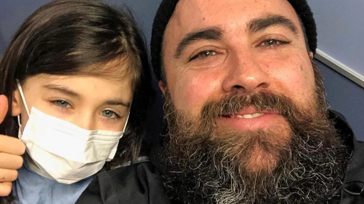 Jonathan Roberge et son fils Xavier