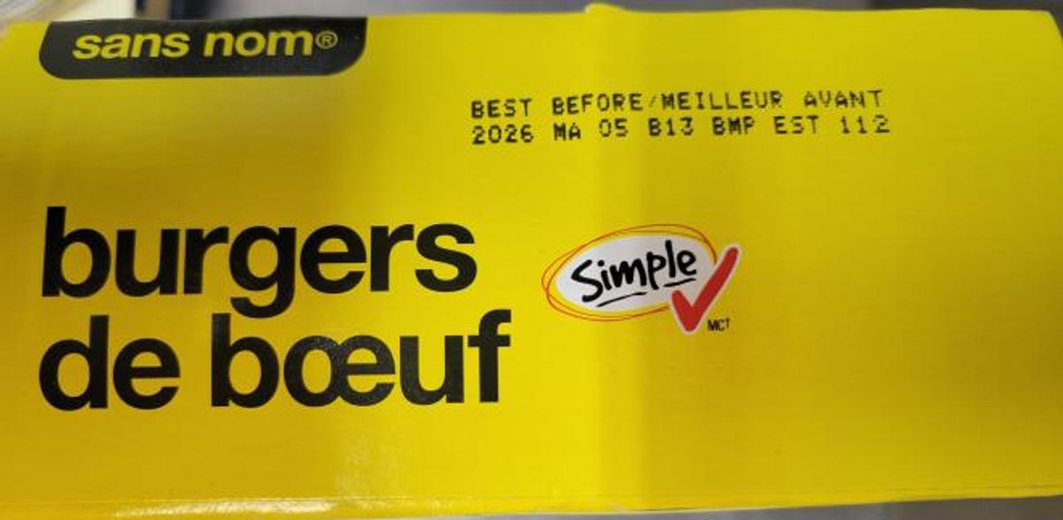 Rappel de burgers Sans Nom