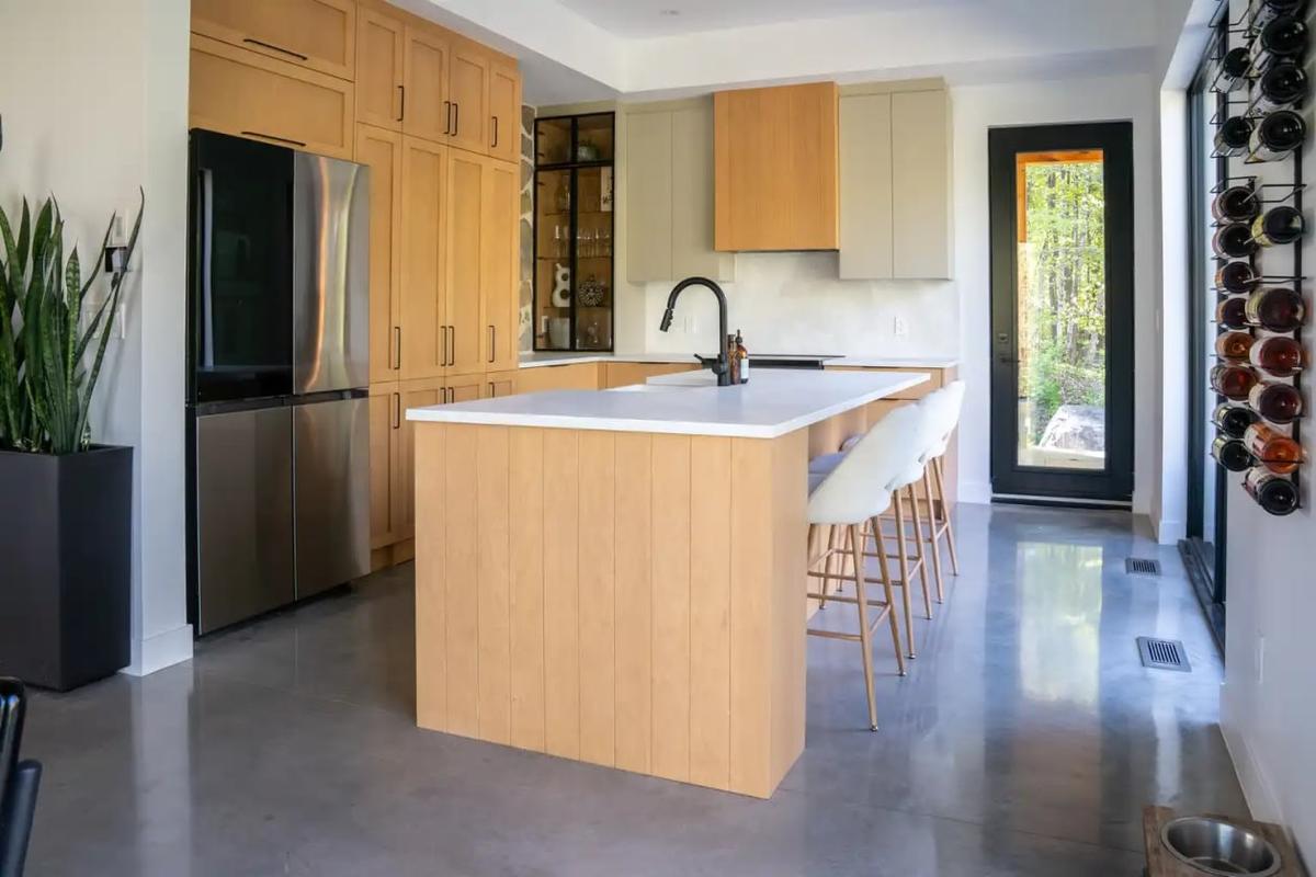 Détail de la cuisine et de ses finitions