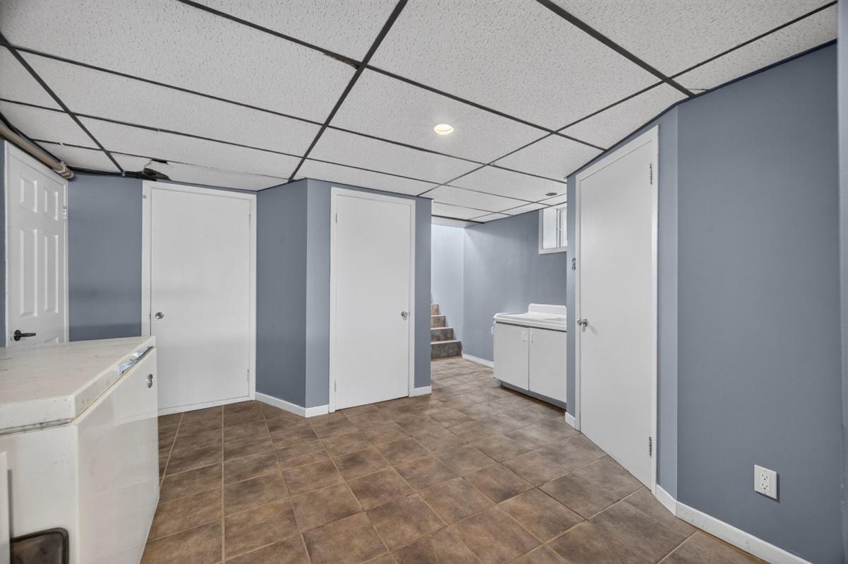 Salle de lavage du sous-sol