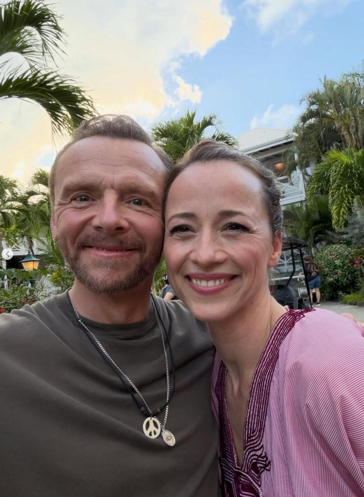 Simon Pegg et Karine Vanasse