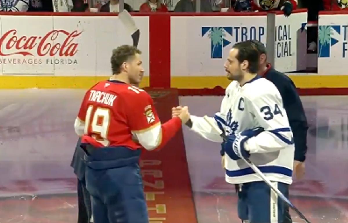 Matthew Tkachuk and Auston Matthews