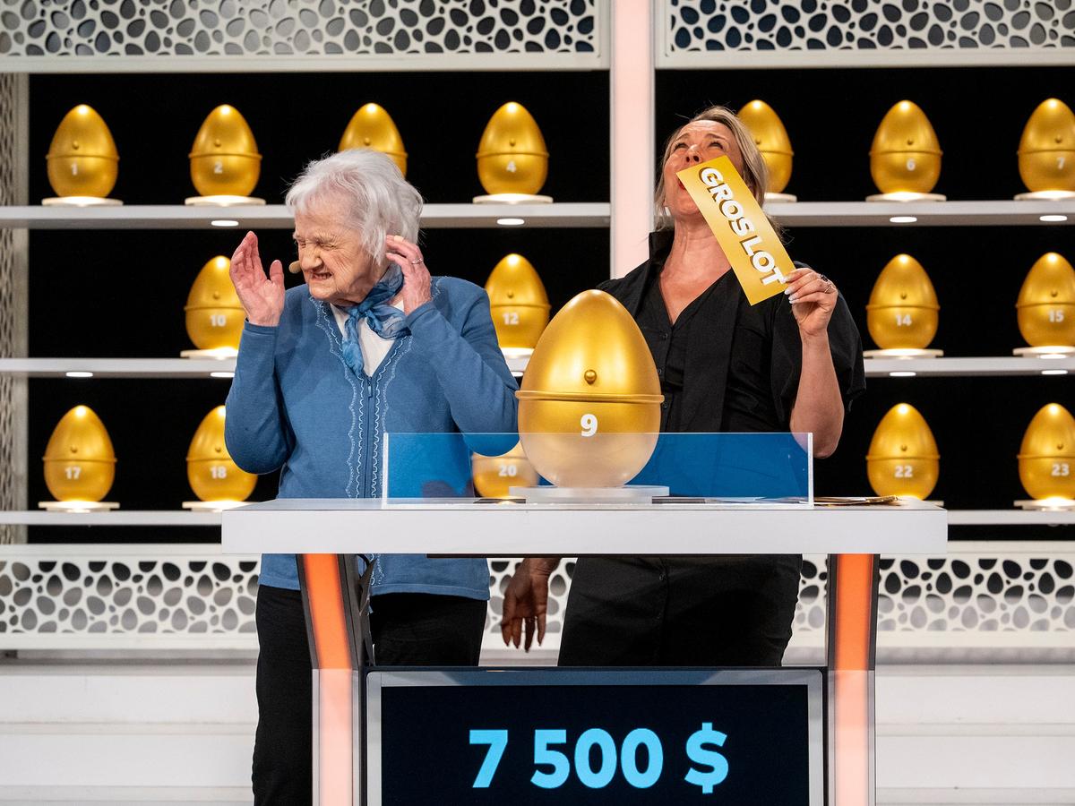 Jeannine Tremblay remporte le gros lot à La poule aux oeufs d'or