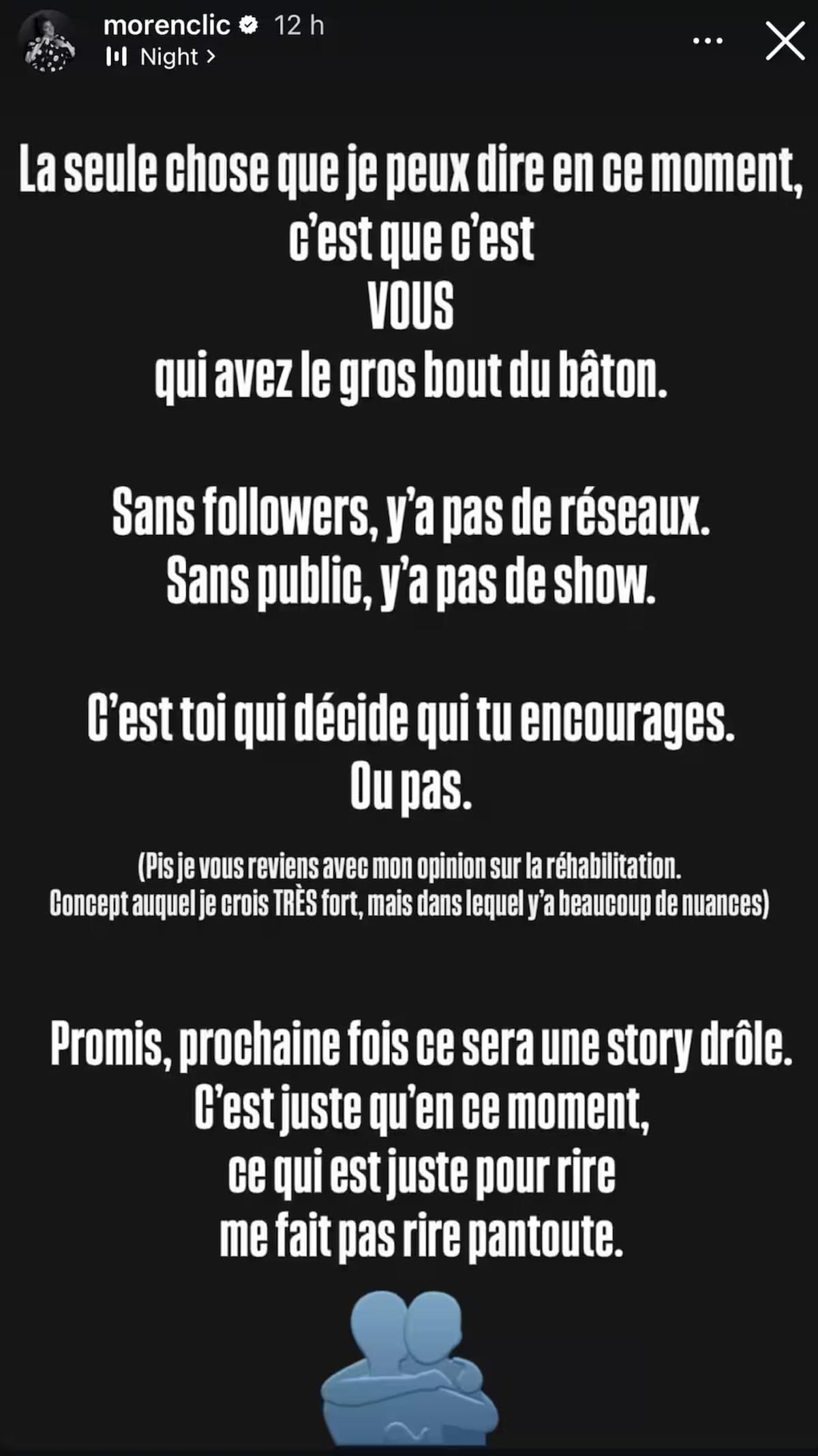 Message de Christine Morency