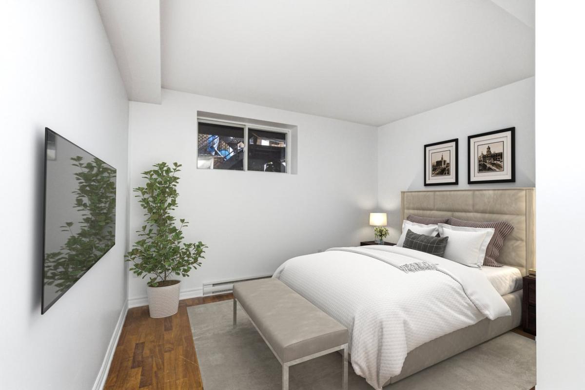 Chambre principale au niveau inférieur