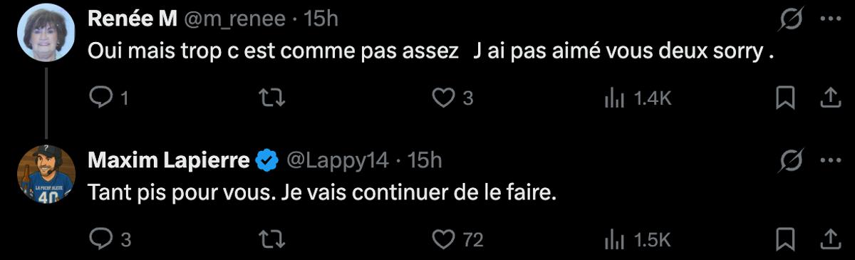 Capture d'écran X