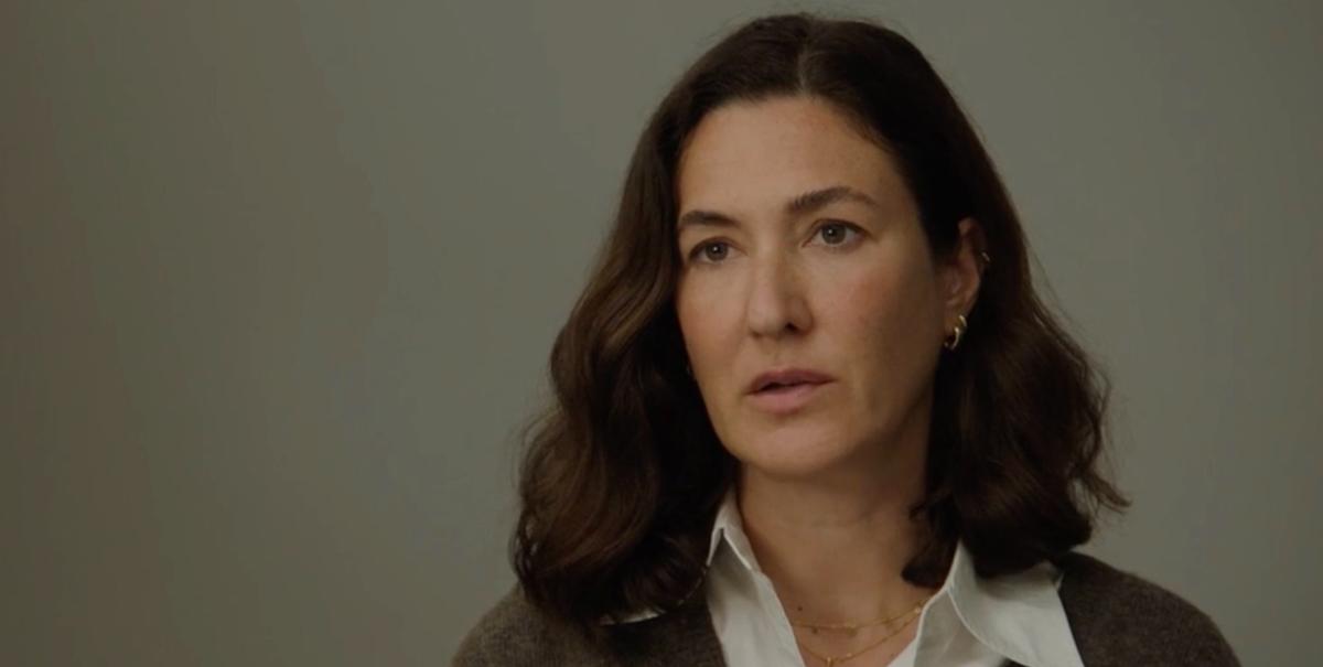 Karine Gonthier-Hyndman dans son rôle de Caroline Daigneault dans Antigang