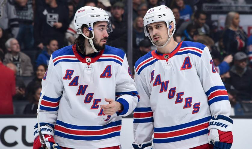 Mika Zibanejad et Chris Kreider