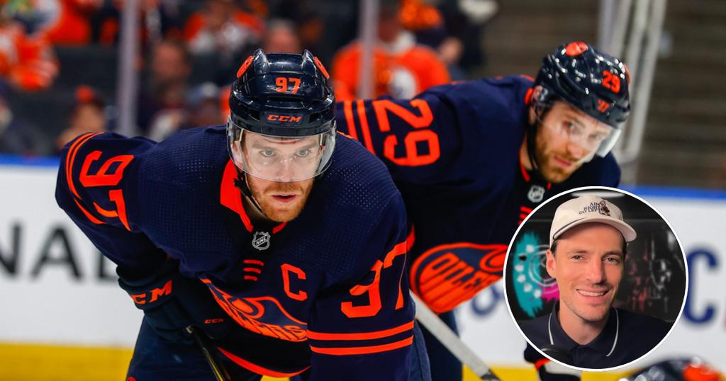 Connor McDavid, Leon Draisaitl et Maxime Van Houtte