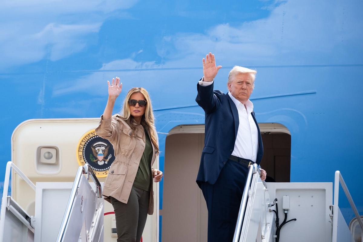 Melania et Donald Trump