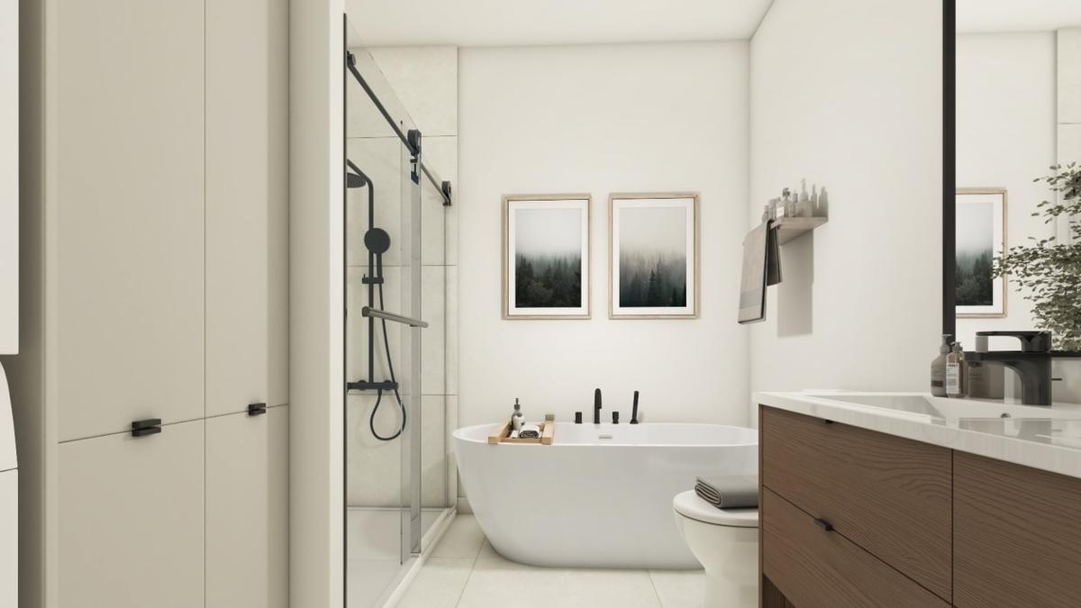 Salle de bain moderne