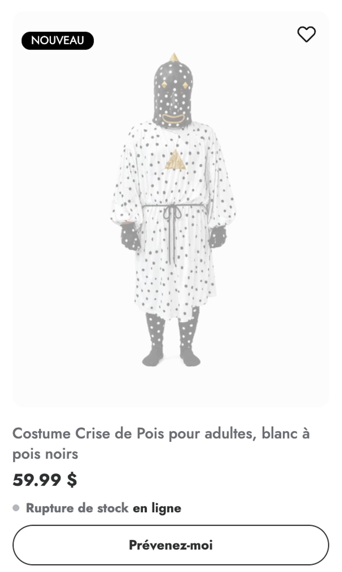 Costume d'Halloween d'Angine de Poitrine au Party Expert