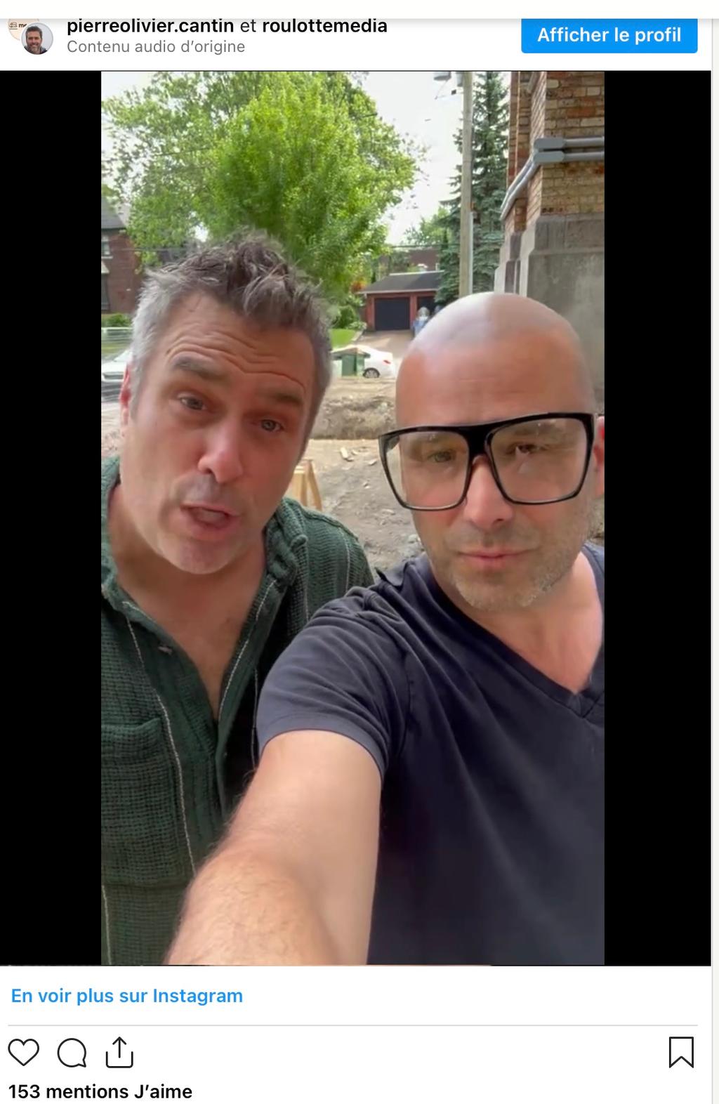 Pierre-Olivier Cantin, Daniel Corbin, Capture écran