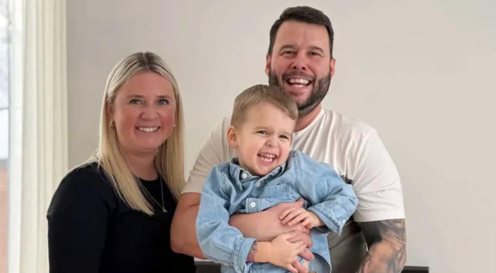 Jessica Perreault et sa famille