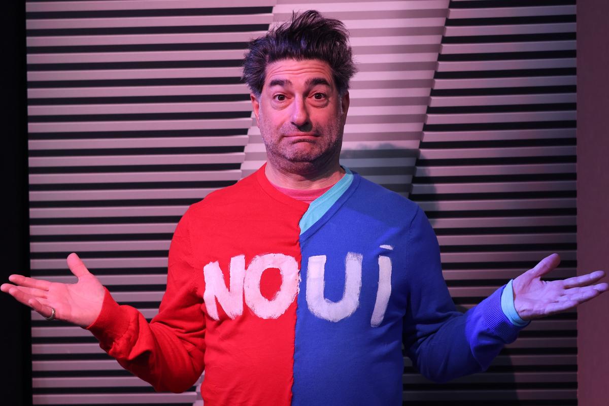 Patrick Masbourian déguisé en référendum