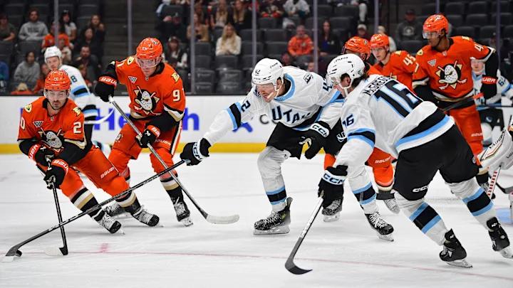 Utah Mammoth and Anaheim Ducks