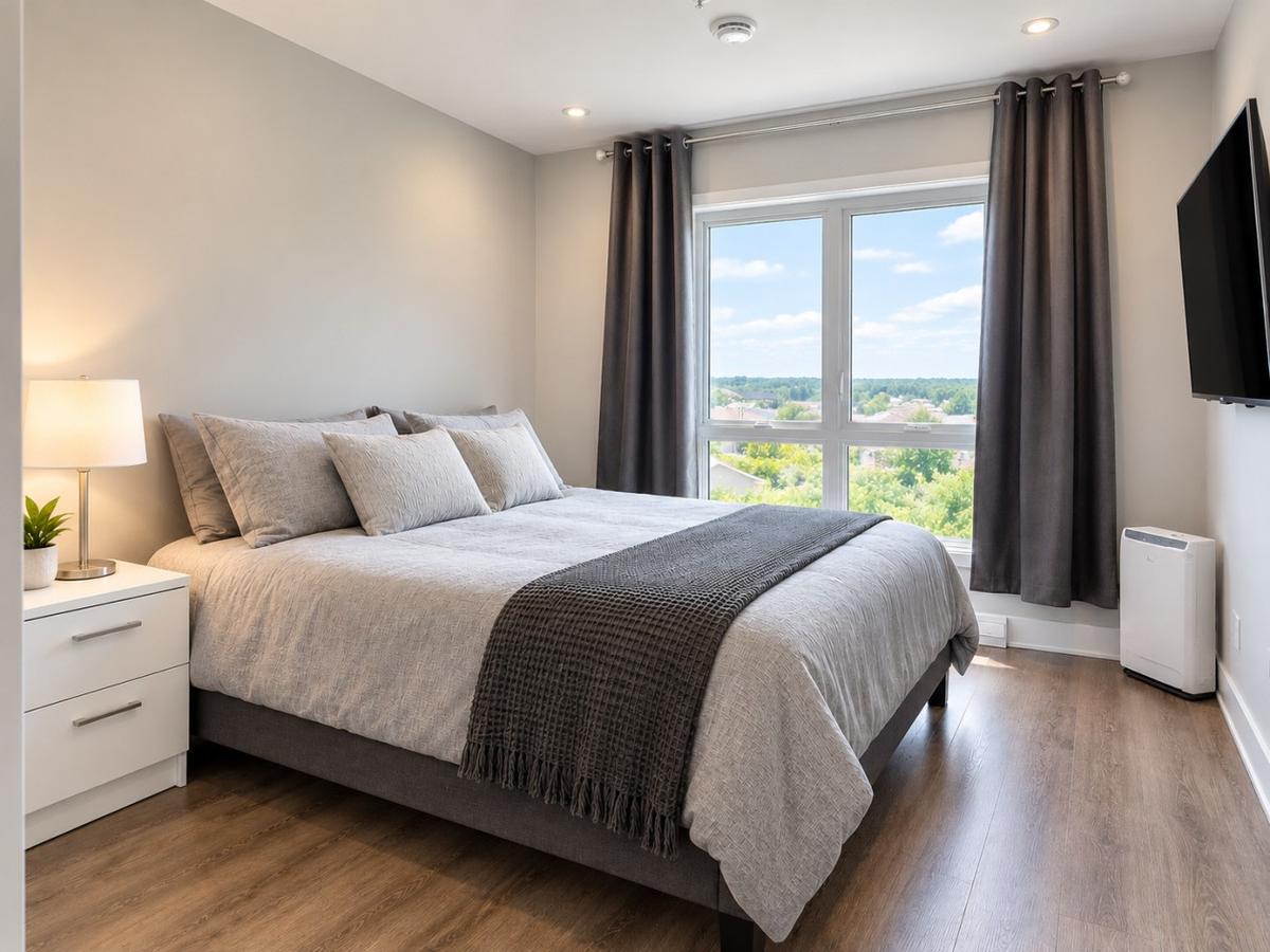 Chambre principale spacieuse