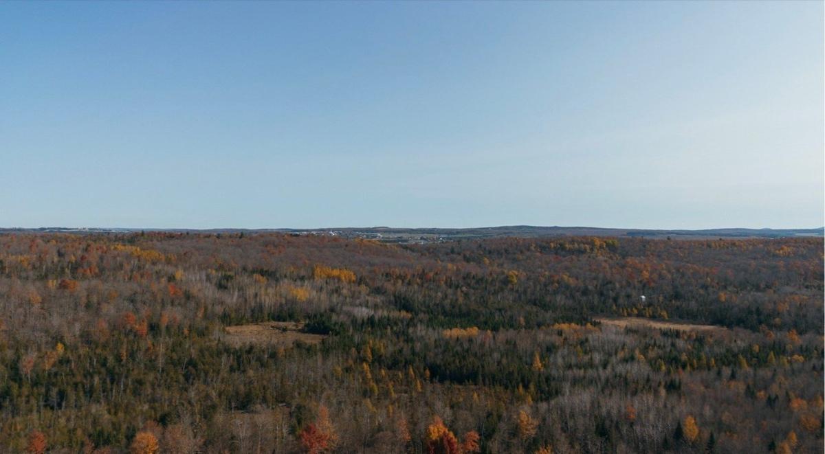 Vue aérienne du Grand lac Saint-François