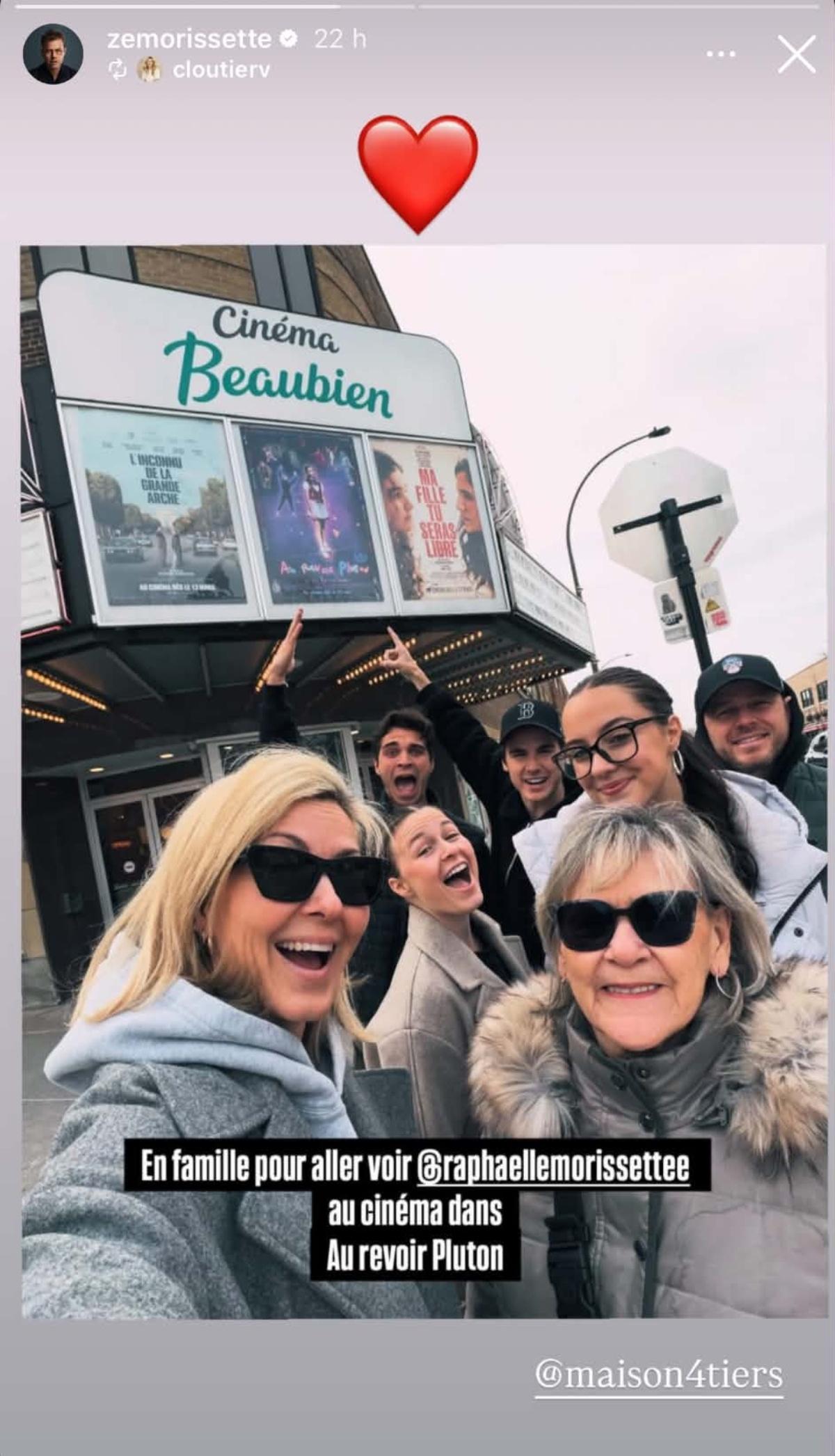 Véronique Cloutier et sa famille