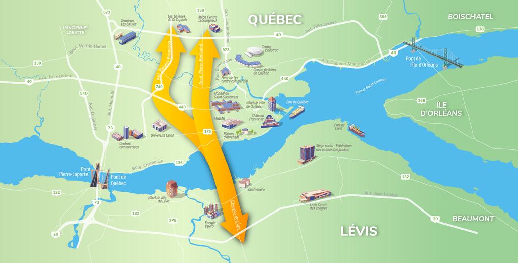 Troisième lien - Ministère des Transports et de la Mobilité durable