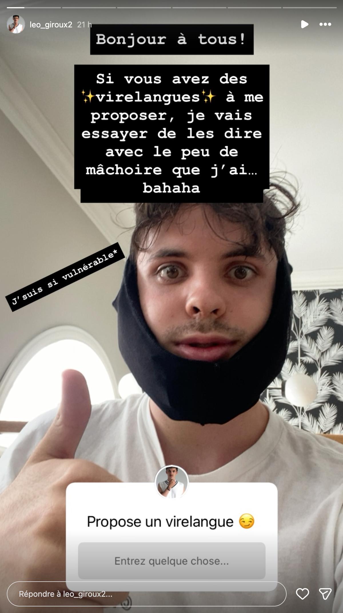 Léo Giroux donne de ses nouvelles