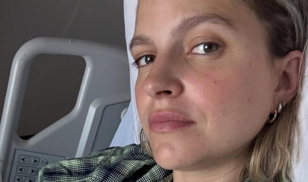 Sarah-Jeanne Labrosse accouche de son 3e enfant
