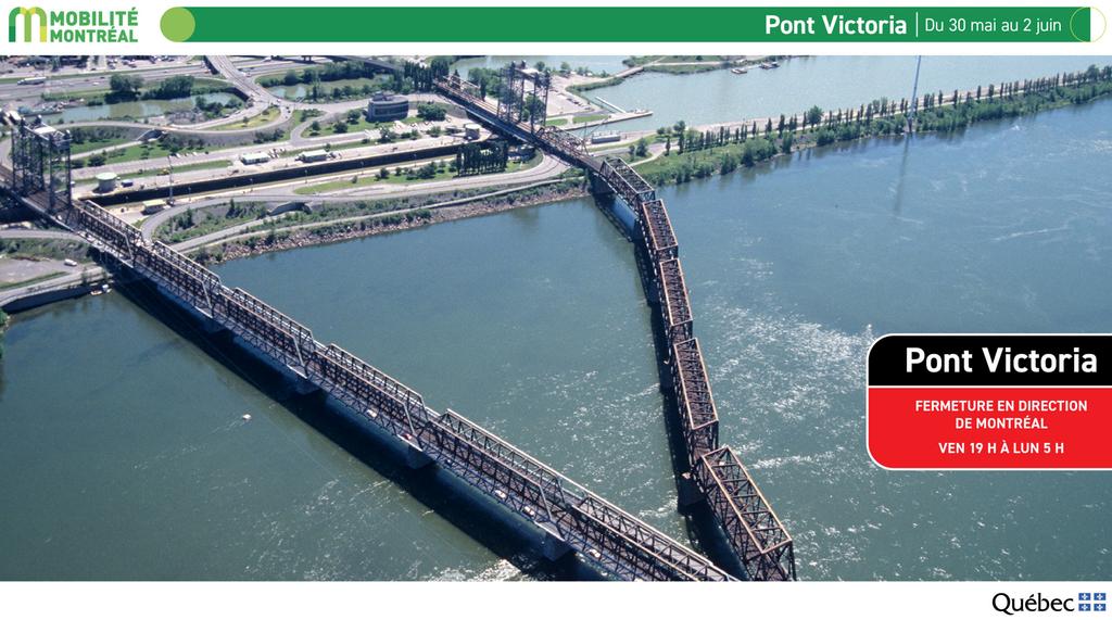 Fermeture du pont Victoria