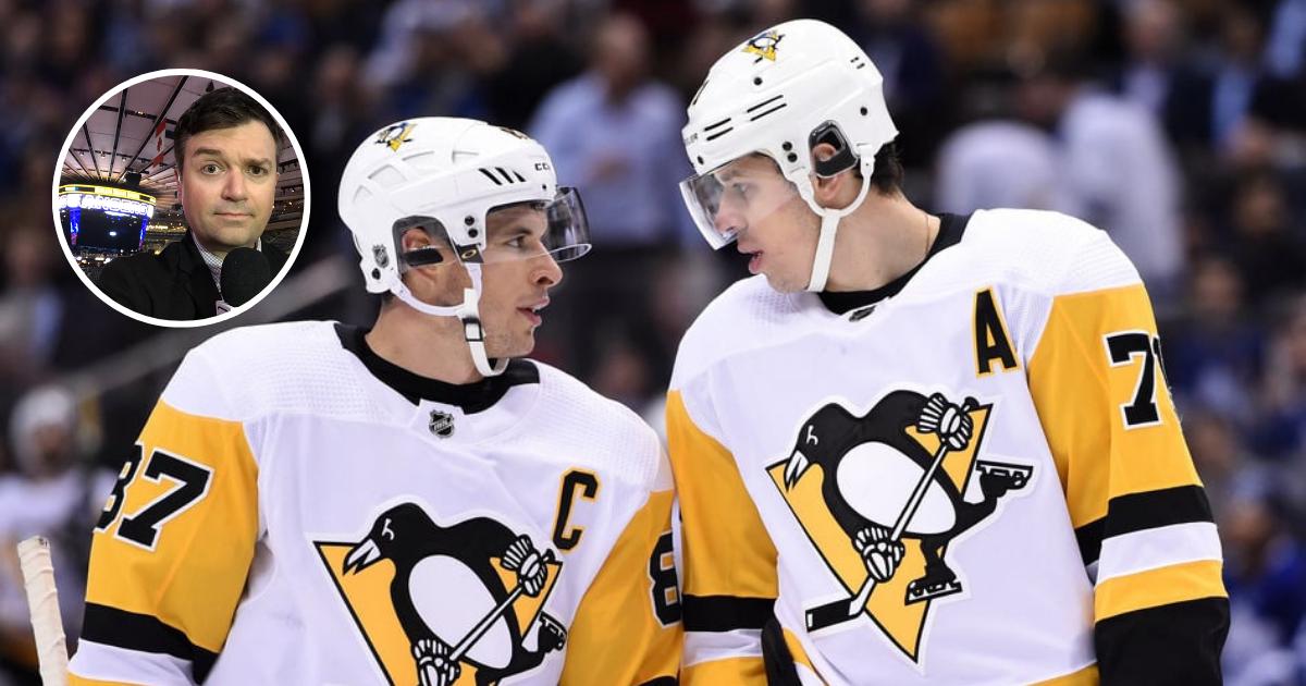 Sidney Crosby, Evgeni Malkin et Greg Wyshynski