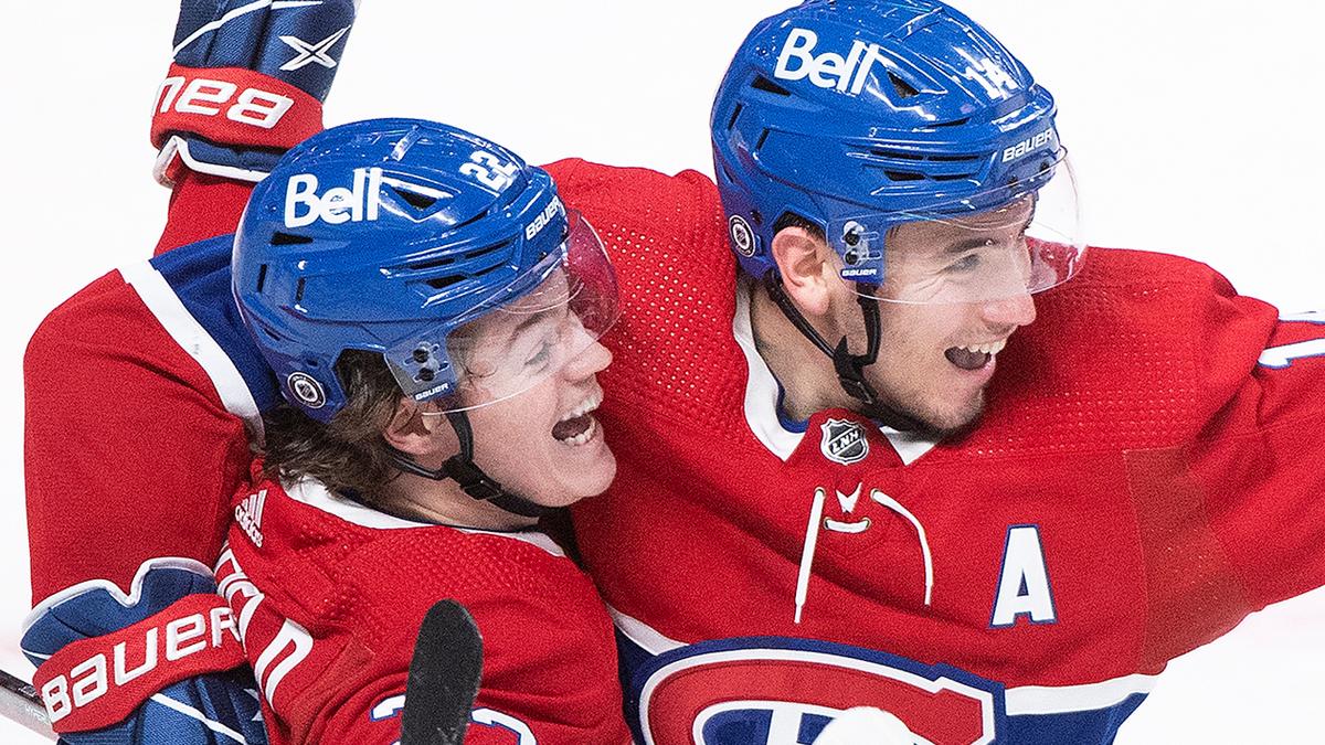 Cole Caufield et Nick Suzuki
