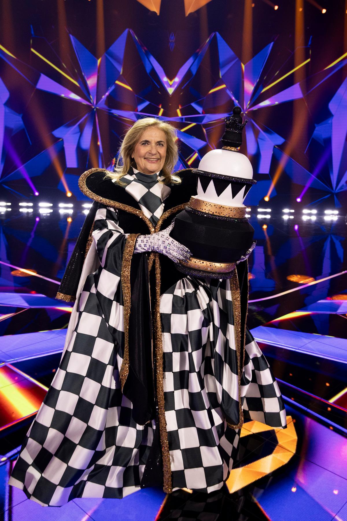 Nathalie Petrowski à Chanteurs Masqués