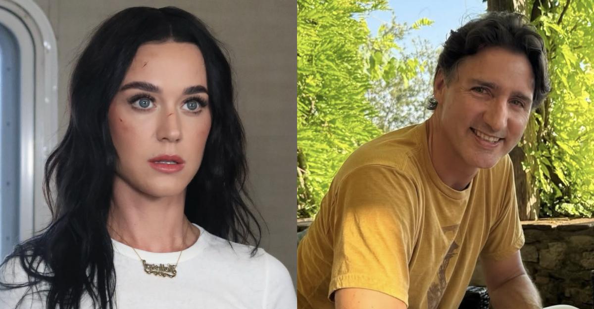 KAty Perry et Justin Trudeau