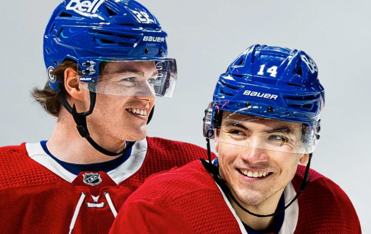 Cole Caufield et Nick Suzuki