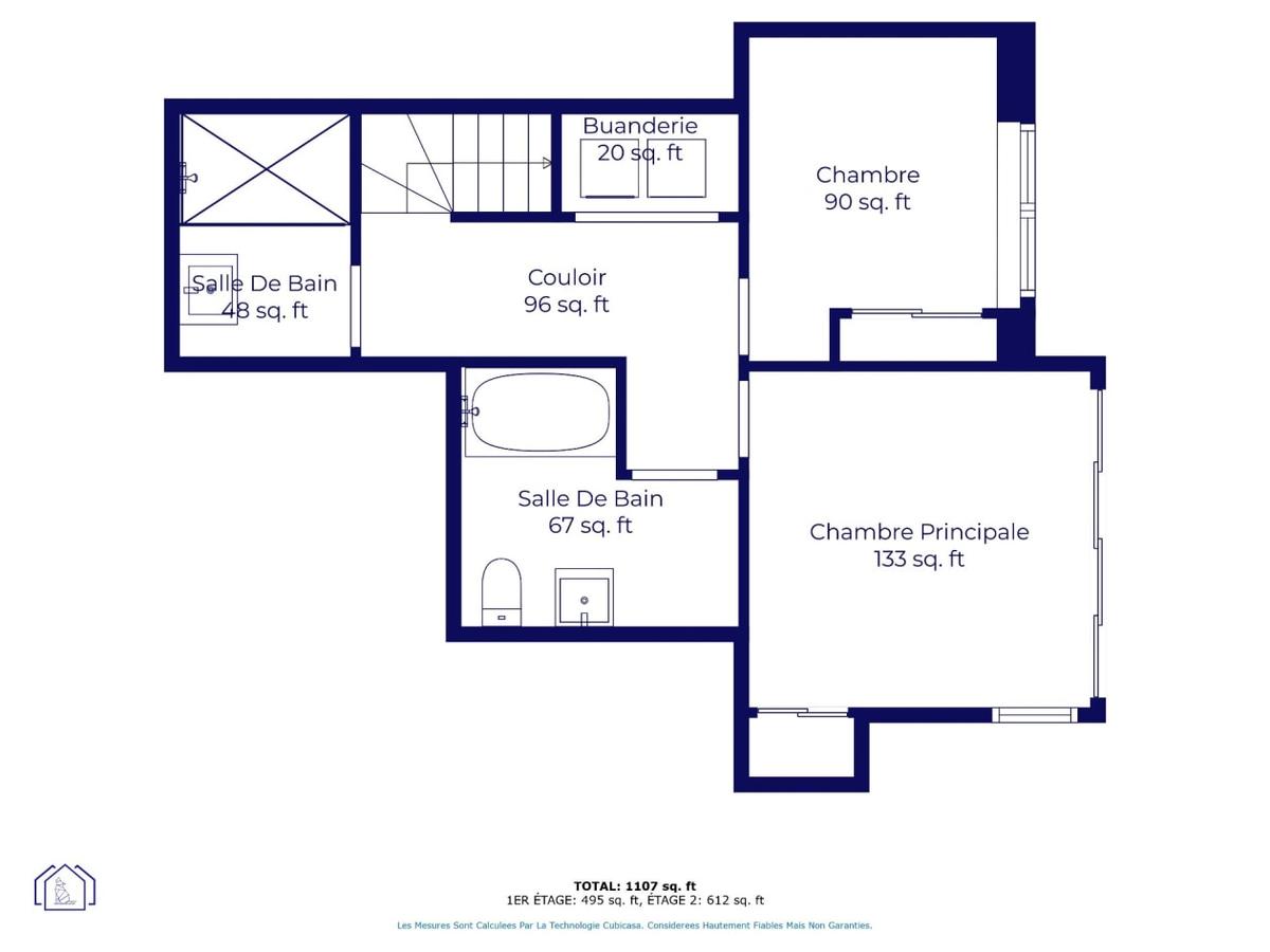 Plan du condo, niveau principal