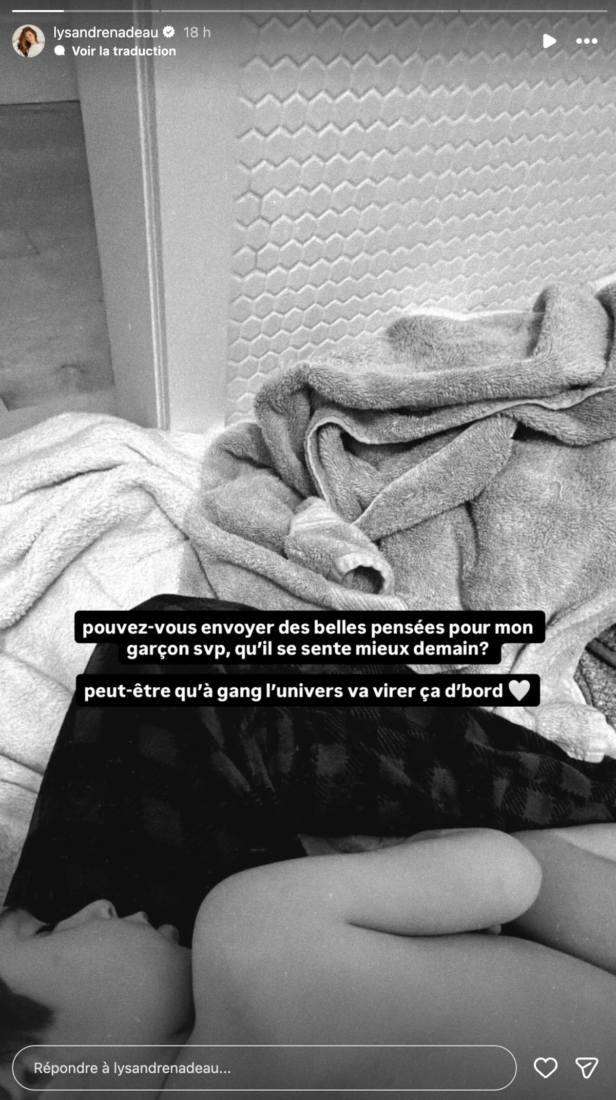 Blaise, le fils de Lysandre Nadeau et Claude Bégin