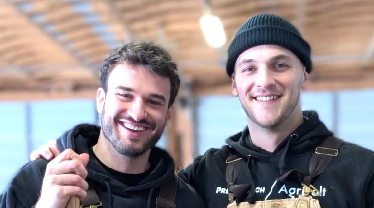 Nathan et Keveen de L'amour est dans le pré