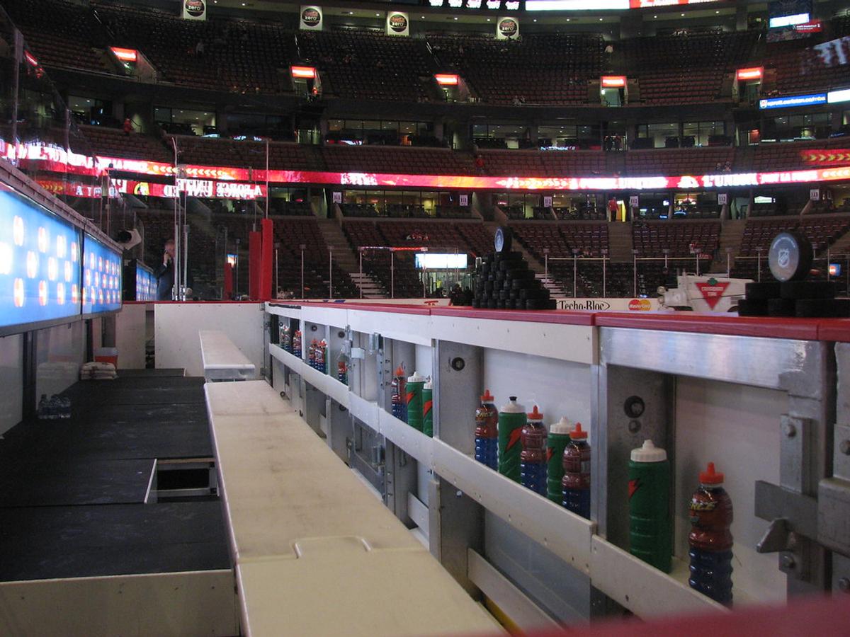NHL bench. 