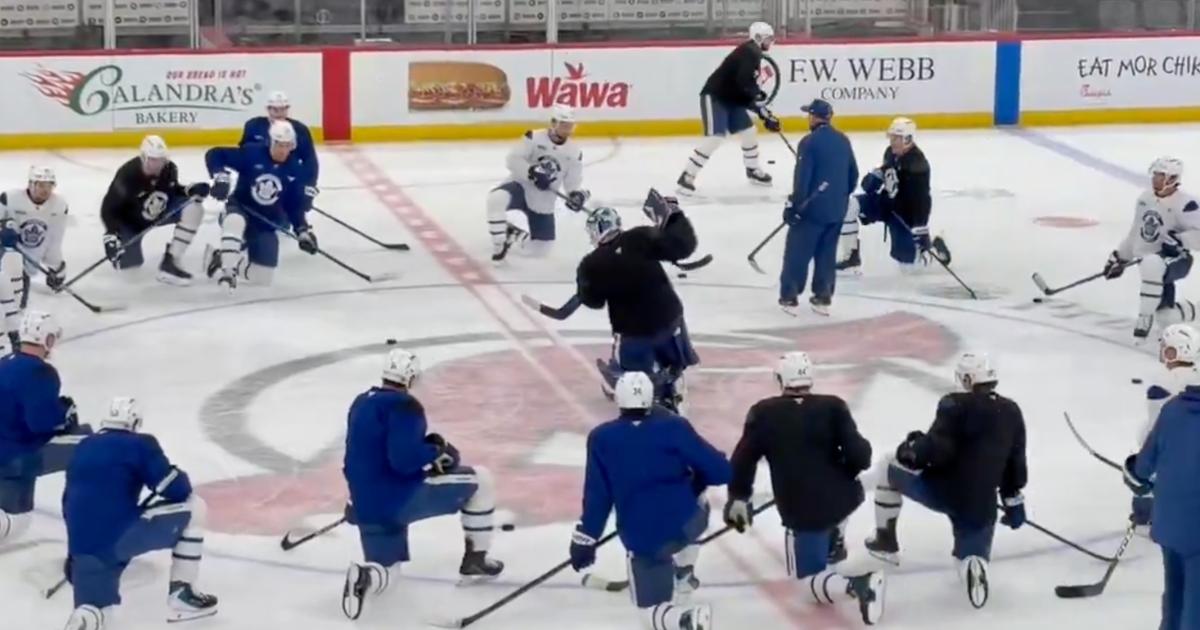 Maple Leafs' practice 
