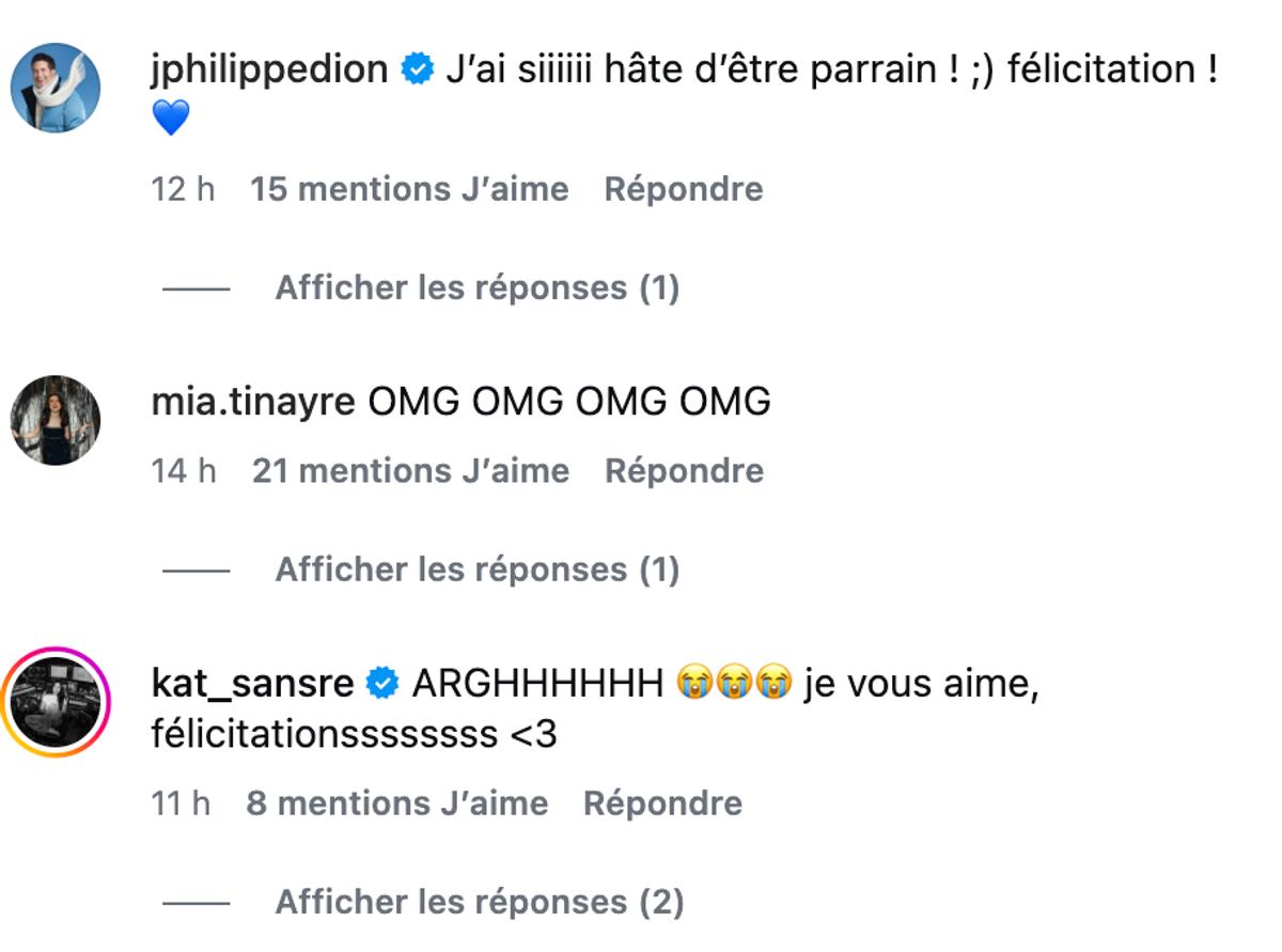 Les commentaires à la suite des fiançailles de Victoria Sénéchal