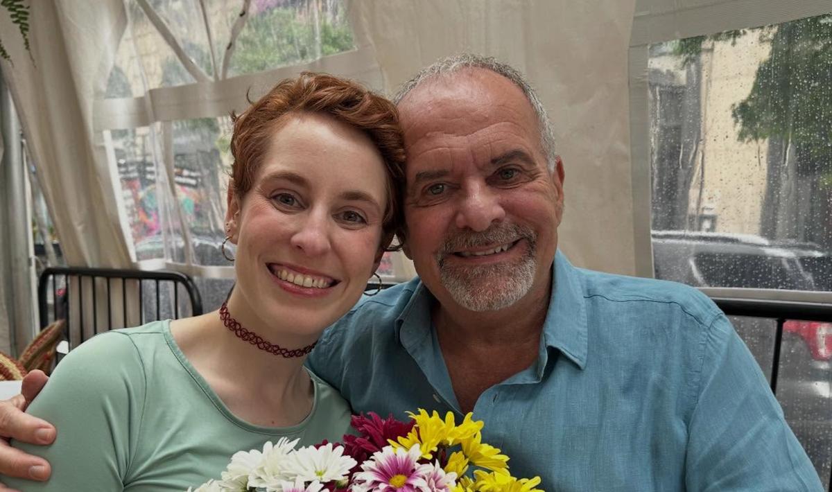 Michelle Houde et son père, Pierre