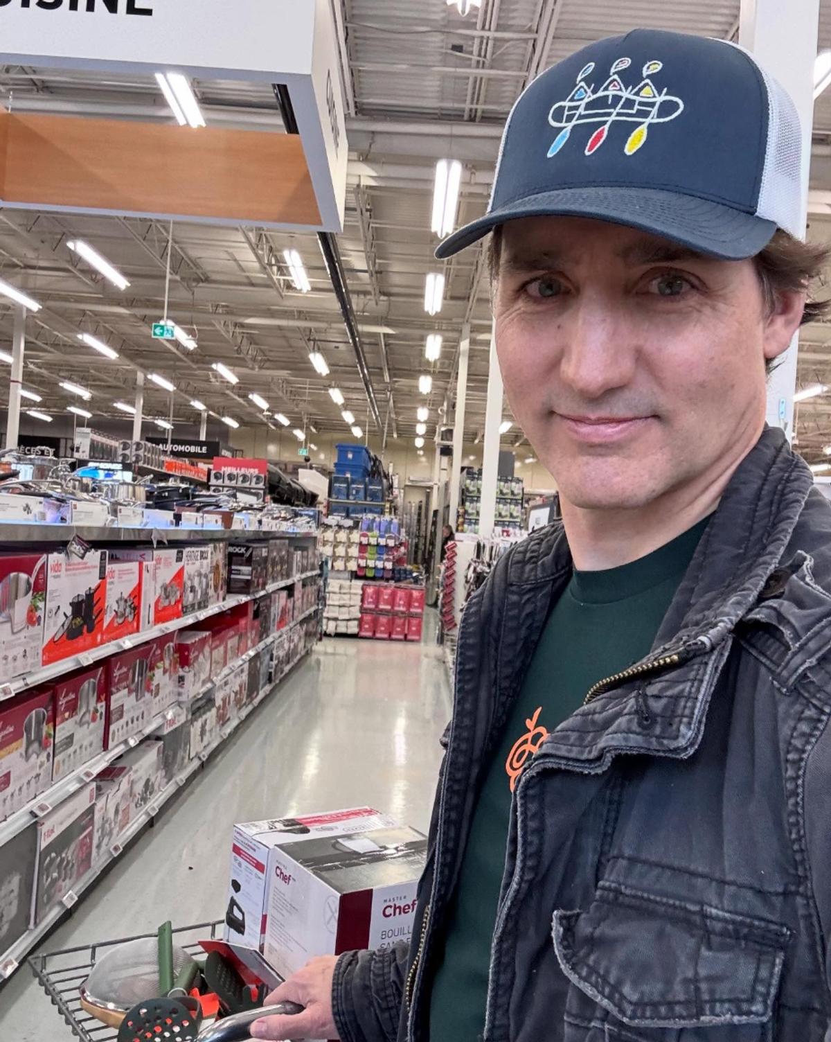 Justin Trudeau au Canadian Tire
